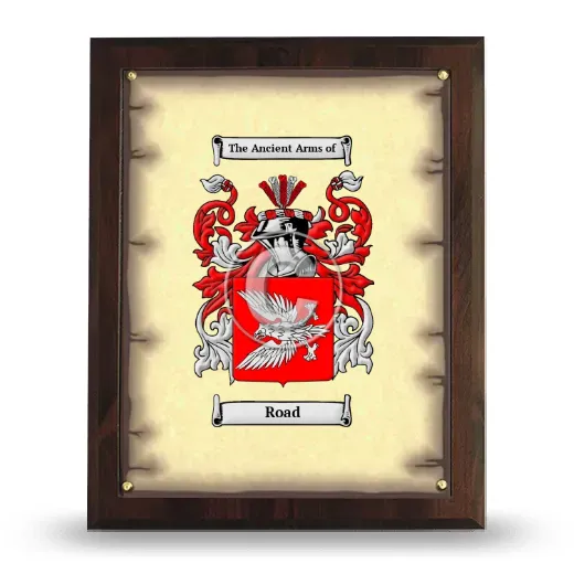 Road Coat of Arms Plaque