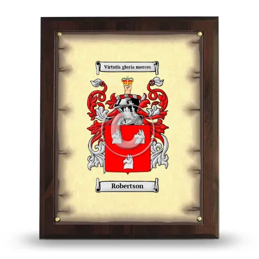 Robertson Coat of Arms Plaque