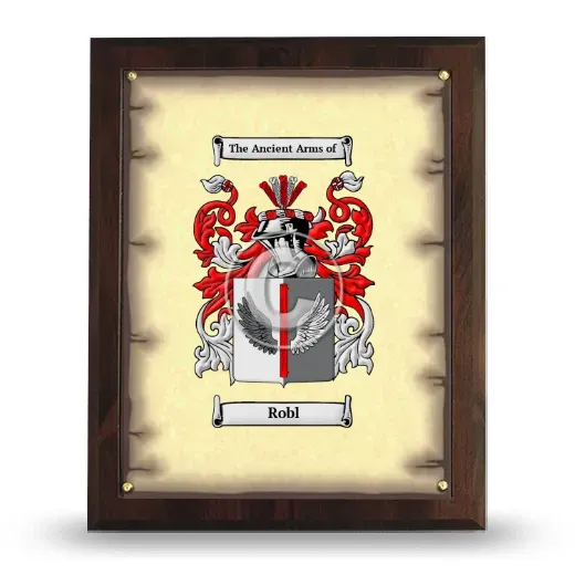 Robl Coat of Arms Plaque