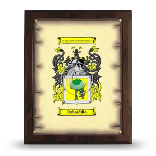 Robredillo Coat of Arms Plaque