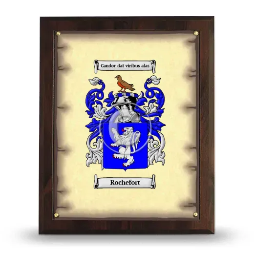 Rochefort Coat of Arms Plaque