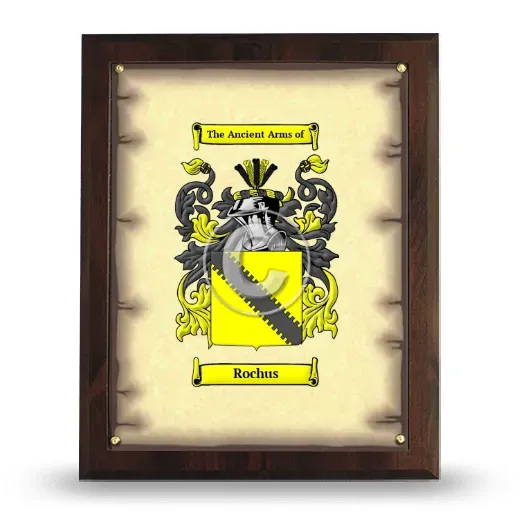Rochus Coat of Arms Plaque