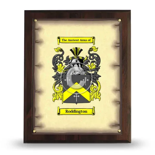 Roddington Coat of Arms Plaque