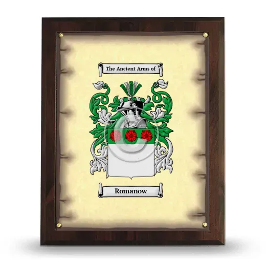 Romanow Coat of Arms Plaque