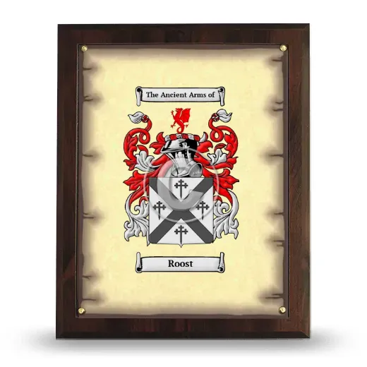 Roost Coat of Arms Plaque