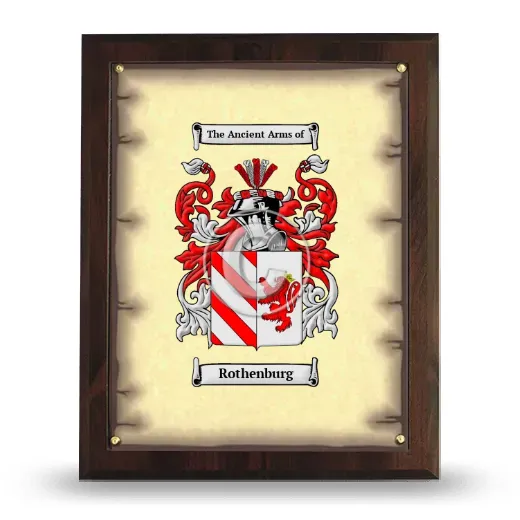 Rothenburg Coat of Arms Plaque