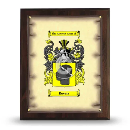 Rovers Coat of Arms Plaque
