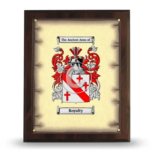 Royalty Coat of Arms Plaque