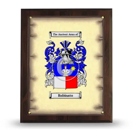 Rubinato Coat of Arms Plaque