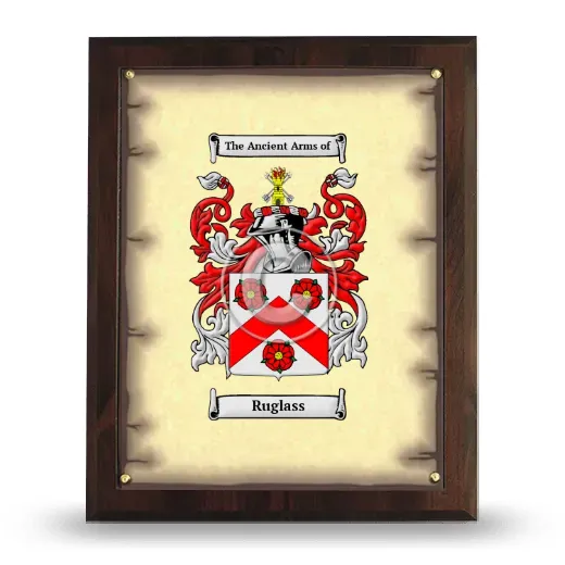 Ruglass Coat of Arms Plaque