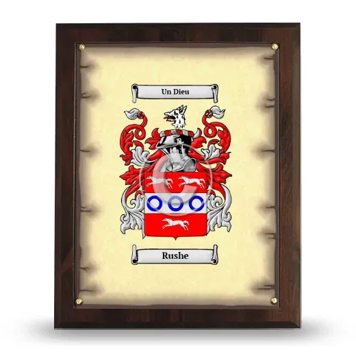 Rushe Coat of Arms Plaque