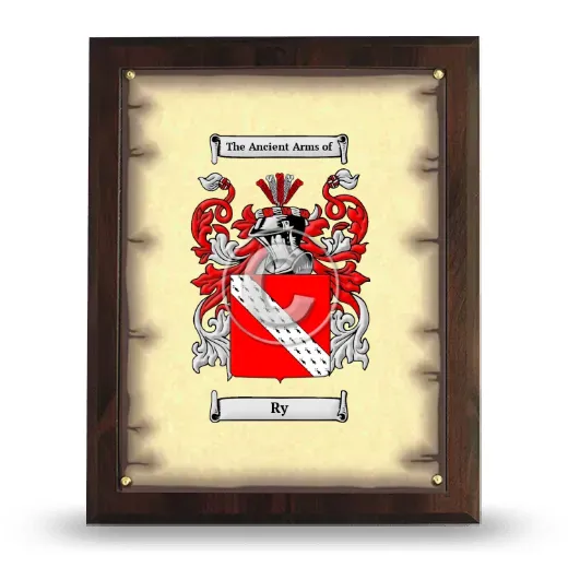 Ry Coat of Arms Plaque