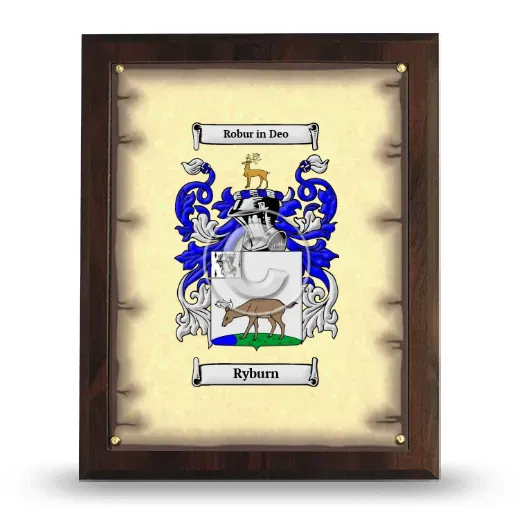 Ryburn Coat of Arms Plaque