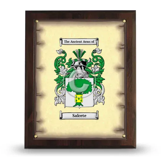 Salcete Coat of Arms Plaque
