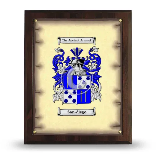 San-diego Coat of Arms Plaque
