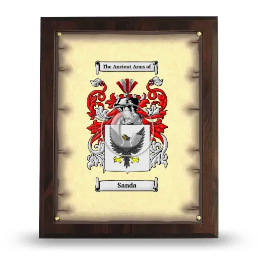 Sanda Coat of Arms Plaque