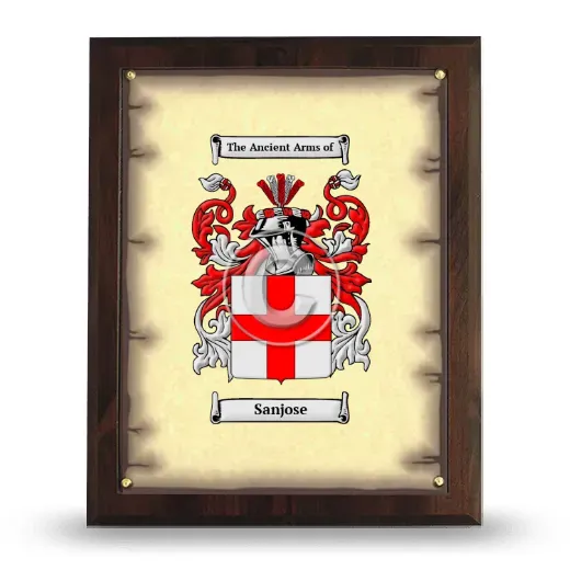 Sanjose Coat of Arms Plaque