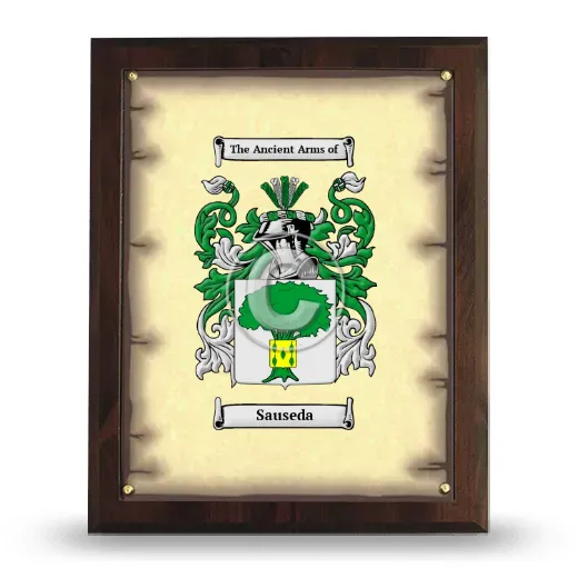 Sauseda Coat of Arms Plaque