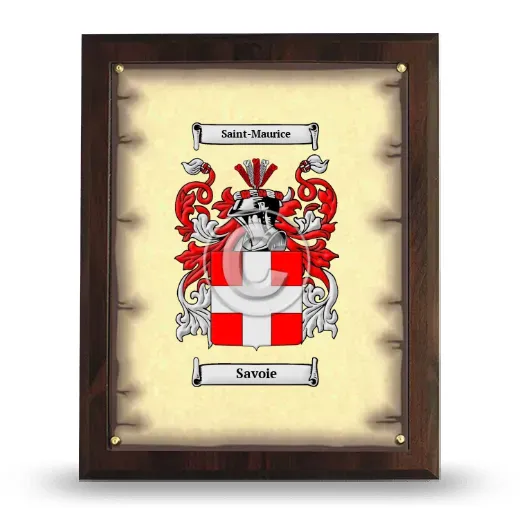 Savoie Coat of Arms Plaque