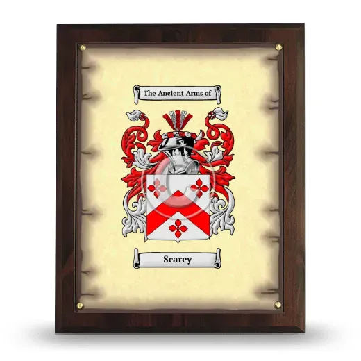 Scarey Coat of Arms Plaque