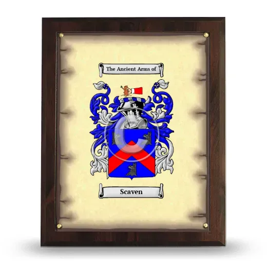 Scaven Coat of Arms Plaque