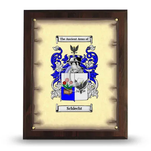 Schlecht Coat of Arms Plaque