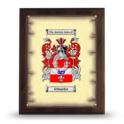 Schmelze Coat of Arms Plaque