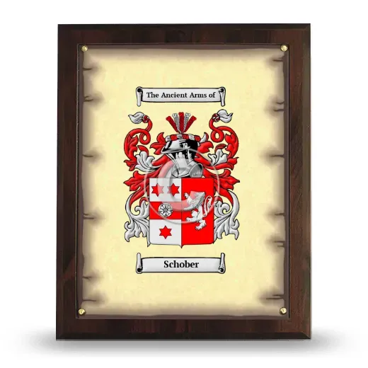 Schober Coat of Arms Plaque