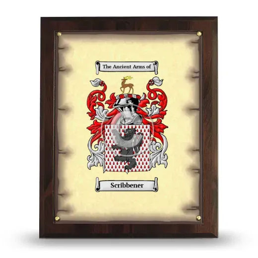 Scribbener Coat of Arms Plaque