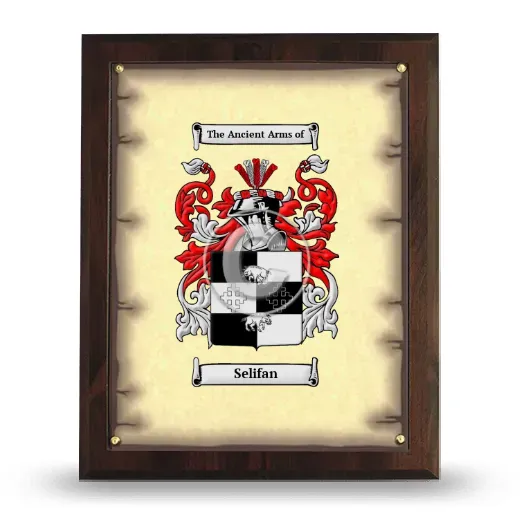 Selifan Coat of Arms Plaque