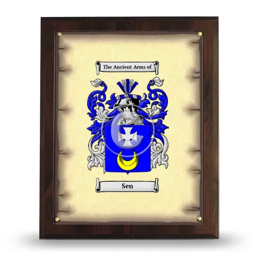 Sen Coat of Arms Plaque
