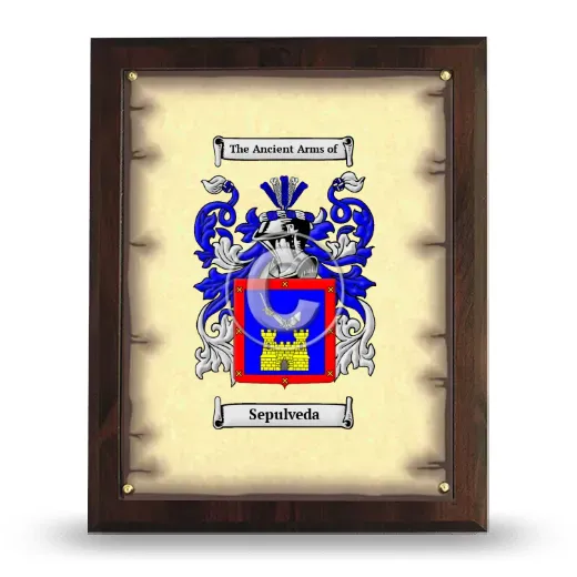 Sepulveda Coat of Arms Plaque