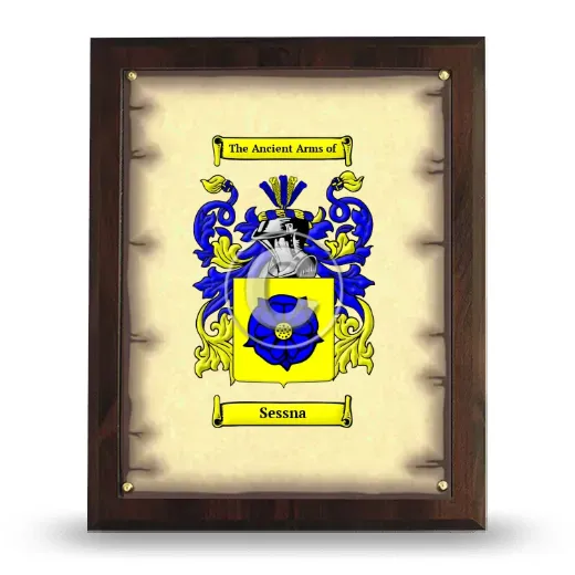 Sessna Coat of Arms Plaque