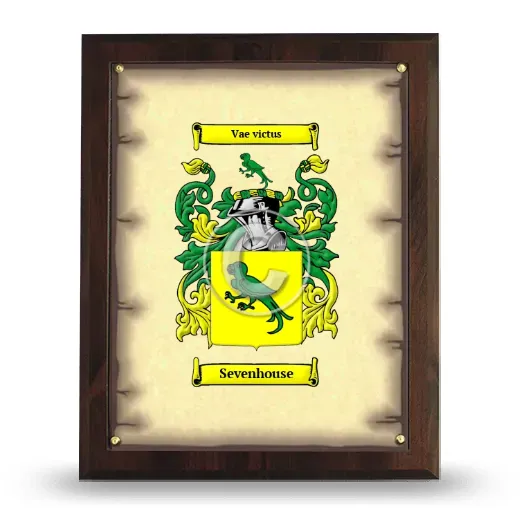 Sevenhouse Coat of Arms Plaque