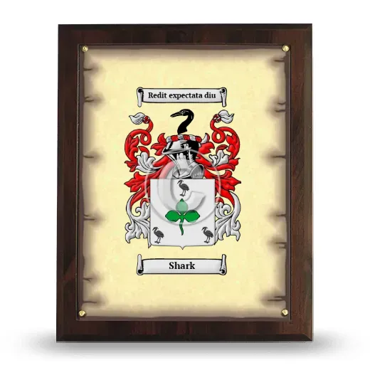 Shark Coat of Arms Plaque