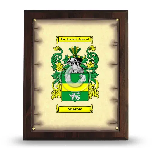 Sharow Coat of Arms Plaque