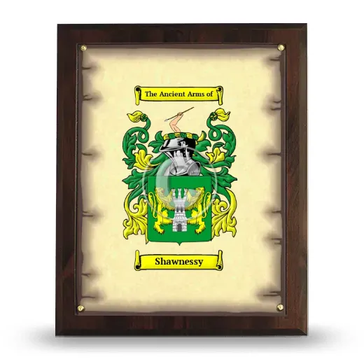 Shawnessy Coat of Arms Plaque