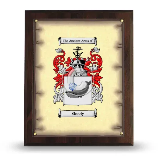Sheely Coat of Arms Plaque