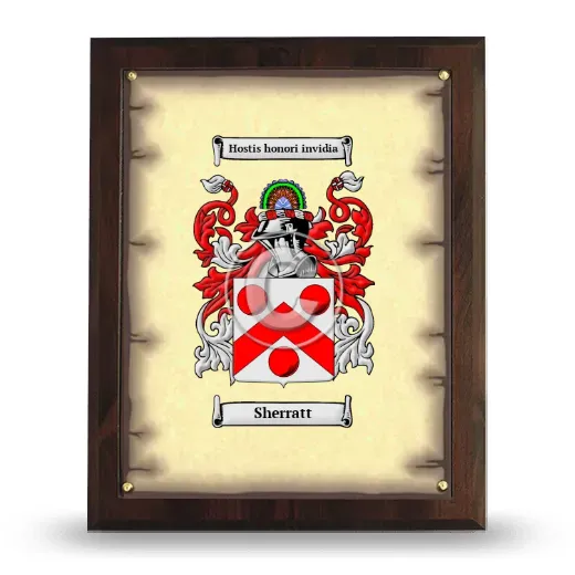 Sherratt Coat of Arms Plaque