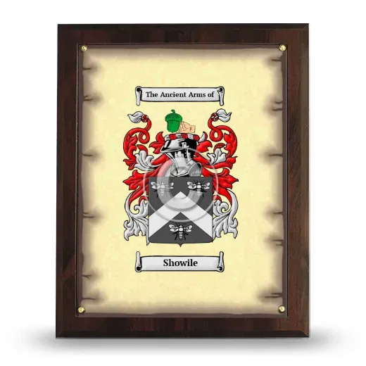 Showile Coat of Arms Plaque