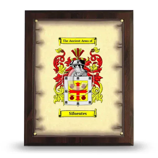 Sifuentes Coat of Arms Plaque