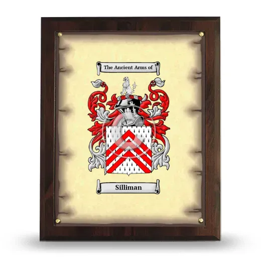 Silliman Coat of Arms Plaque