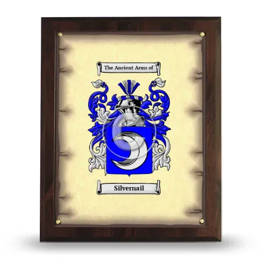 Silvernail Coat of Arms Plaque