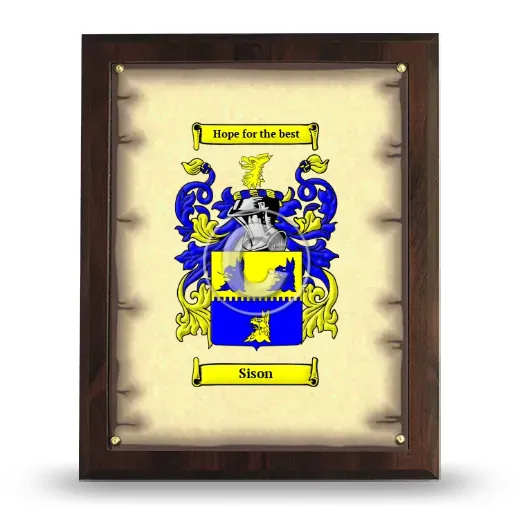 Sison Coat of Arms Plaque