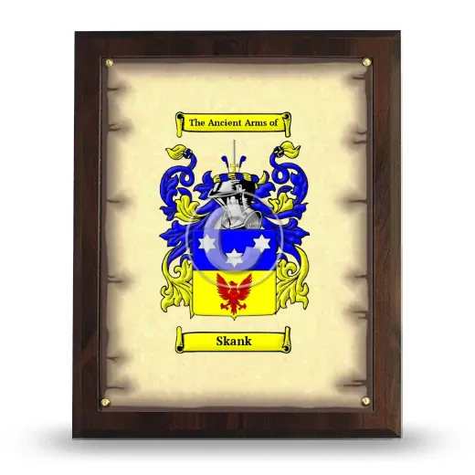 Skank Coat of Arms Plaque