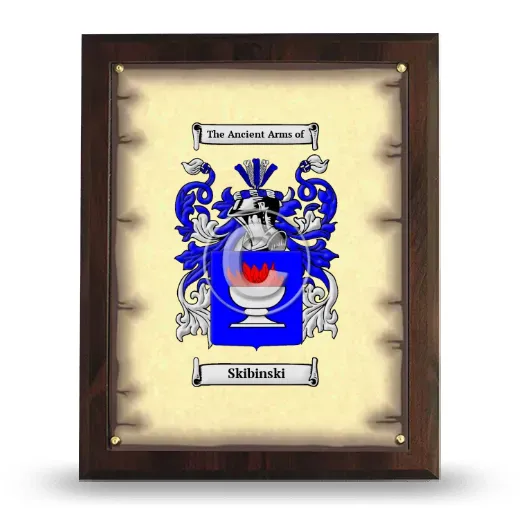 Skibinski Coat of Arms Plaque