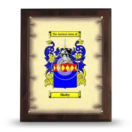 Skoby Coat of Arms Plaque