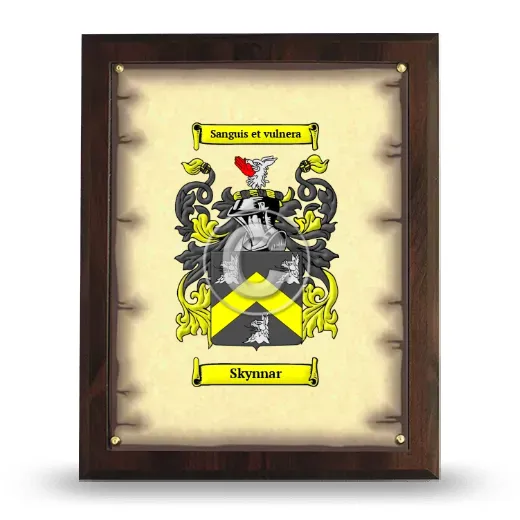 Skynnar Coat of Arms Plaque