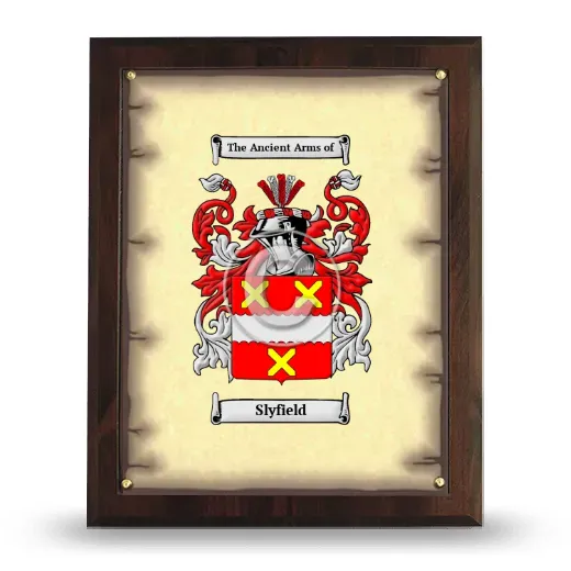 Slyfield Coat of Arms Plaque