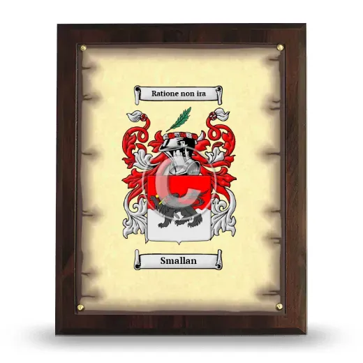 Smallan Coat of Arms Plaque